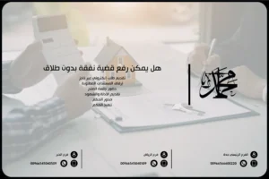 هل يمكن رفع قضية نفقة بدون طلاق