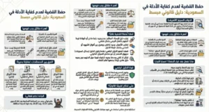 انفوغرافيك حفظ القضية لعدم كفاية الأدلة